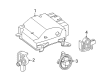 Diagram for Mercedes-Benz S63 AMG Air Bag Control Module - 217-900-81-01