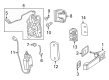 Diagram for Mercedes-Benz G580 Door Lock - 463-740-16-01