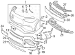 Diagram for Mercedes-Benz GLA250 Bumper Cover - 247-880-43-06-9999