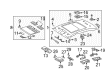 Diagram for Mercedes-Benz CLK320 Sun Visor - 203-810-16-10-8J44