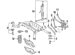 Diagram for Mercedes-Benz 300SE Strut Housing - 140-320-01-31