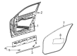Diagram for Mercedes-Benz GLA35 AMG Door Seal - 247-727-35-01