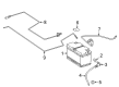 Diagram for Mercedes-Benz S600 Battery Cable - 222-540-49-02