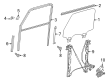 Diagram for Mercedes-Benz G550 Weather Strip - 463-725-22-00