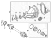 Diagram for Mercedes-Benz C63 AMG Differential - 205-350-66-33