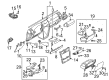 Diagram for Mercedes-Benz Interior Light Bulb - 072601-012140