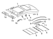 Diagram for Mercedes-Benz C320 Sun Visor - 203-810-16-10-8G77