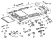 Diagram for Mercedes-Benz Sun Visor - 167-810-43-00-8U26