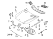 Diagram for Mercedes-Benz ML63 AMG Hood - 164-880-05-57-64