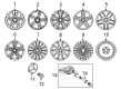 Diagram for Mercedes-Benz GLA250 Spare Wheel - 246-400-27-00