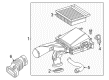 Diagram for Mercedes-Benz SL65 AMG Air Duct - 279-094-01-82
