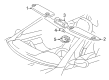 Diagram for Mercedes-Benz SLK320 Sun Visor - 170-810-01-10