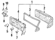 Diagram for Mercedes-Benz 300CD Tail Light Lens - 123-820-31-66