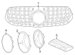 Diagram for Mercedes-Benz GLE63 AMG S Grille - 167-888-83-00