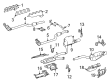 Diagram for Mercedes-Benz E550 Muffler - 207-490-26-21