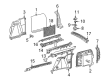 Diagram for Mercedes-Benz C240 Wheelhouse - 203-690-84-25-8G76