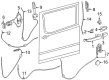 Diagram for Mercedes-Benz Door Latch Cable - 906-760-39-04