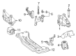 Diagram for Mercedes-Benz E400 Engine Mount - 205-240-53-00