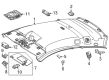 Diagram for Mercedes-Benz CLE53 AMG Sun Visor - 206-810-60-02-1D37