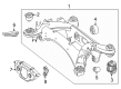 Diagram for Mercedes-Benz AMG GT 63 S E Performance Axle Beam - 290-350-61-01