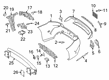 Diagram for Mercedes-Benz S560 Bumper Cover - 217-880-61-00-9999