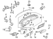 Diagram for Mercedes-Benz CLK430 Glove Box - 208-680-02-91-8G70