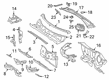Diagram for Mercedes-Benz A220 Grille - 177-830-00-00