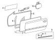 Diagram for Mercedes-Benz CLK320 Door Seal - 208-690-12-62