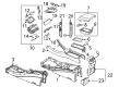 Diagram for Mercedes-Benz CLK63 AMG Center Console - 209-680-60-50-7F53