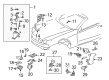 Diagram for Mercedes-Benz E320 Temperature Sender - 005-153-23-28-64