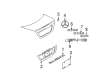 Diagram for Mercedes-Benz E320 Emblem - 211-758-00-58