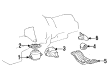 Diagram for Mercedes-Benz S420 Engine Mount - 119-223-22-04
