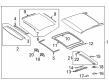 Diagram for Mercedes-Benz S63 AMG E Performance Air Deflector - 223-780-25-00