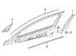 Diagram for Mercedes-Benz GLA250 Door Moldings - 247-725-40-01