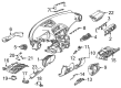 Diagram for Mercedes-Benz AMG GT C Grille - 190-830-44-00