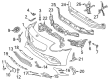 Diagram for Mercedes-Benz SLC43 AMG Bumper Cover - 172-885-05-00-9999