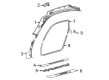 Diagram for Mercedes-Benz AMG GT R Pillar Panels - 190-690-05-25-8T92