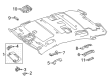 Diagram for Mercedes-Benz EQE SUV AMG Interior Lights - 206-906-74-00