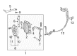 Diagram for Mercedes-Benz CLS55 AMG Transmission Oil Cooler Hose - 211-500-02-75