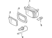 Diagram for Mercedes-Benz Fog Light Lens - 001-826-71-90