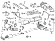 Diagram for Mercedes-Benz GLA45 AMG Exhaust Pipe - 247-490-83-03