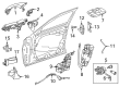 Diagram for Mercedes-Benz CLE53 AMG Door Hinge - 236-720-39-01
