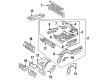 Diagram for Mercedes-Benz SL320 Rear Crossmember - 129-610-00-14