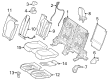 Diagram for Mercedes-Benz EQS 450+ SUV Seat Cushion - 296-930-00-00