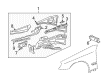 Diagram for Mercedes-Benz E320 Wheelhouse - 211-620-14-61