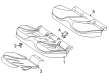 Diagram for Mercedes-Benz E350 Seat Covers - 214-920-36-00-9L19