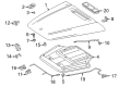 Diagram for Mercedes-Benz EQE 350+ Emblem - 000-817-03-08