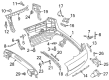 Diagram for Mercedes-Benz E450 Bumper Cover - 213-885-09-01-9999
