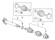Diagram for Mercedes-Benz GLA250 CV Boot - 246-330-38-01
