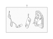 Diagram for Mercedes-Benz CL550 Light Socket - 216-826-00-82